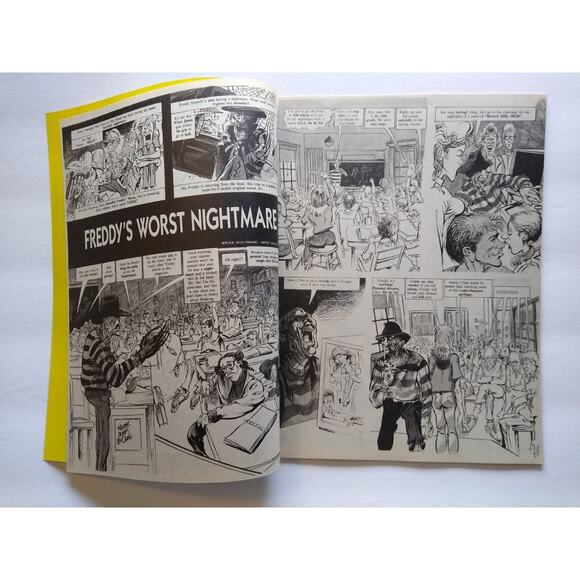 Cracked Monster Party Magazine Freddy Nightmare Elm Street 22 Halloween Horror - Picture 3 of 8